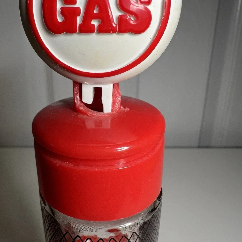 vintage red glass Avon 